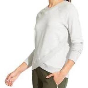 Athleta Sereninity Crossover Modal Super Soft Long Sleeve Top